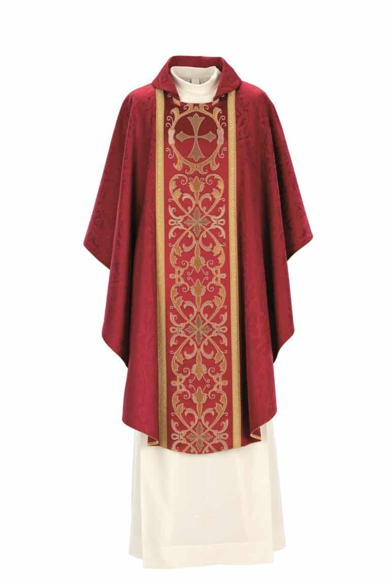 Daily red chasuble
