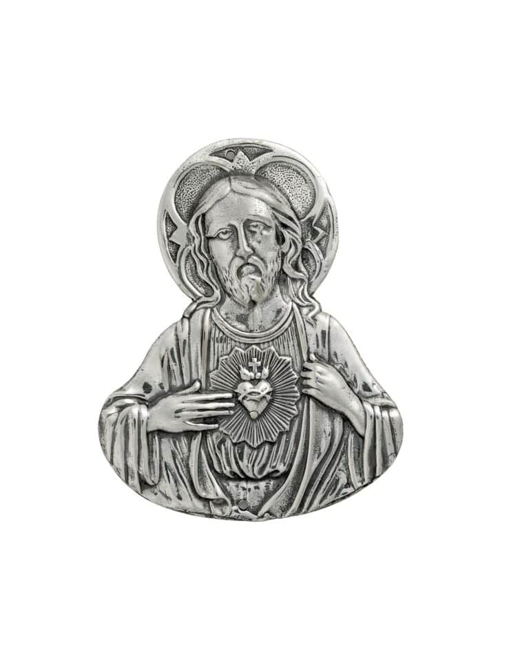 Medalla Sagrado Corazón para puerta de casa