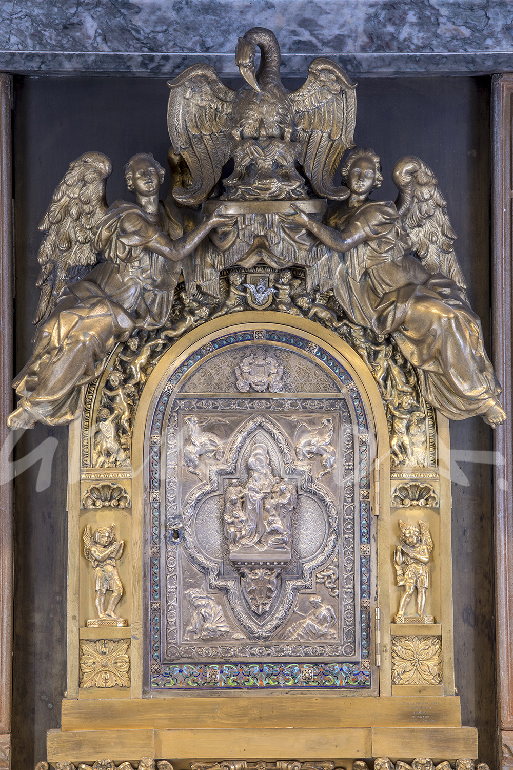 Detail of the tabernacle.