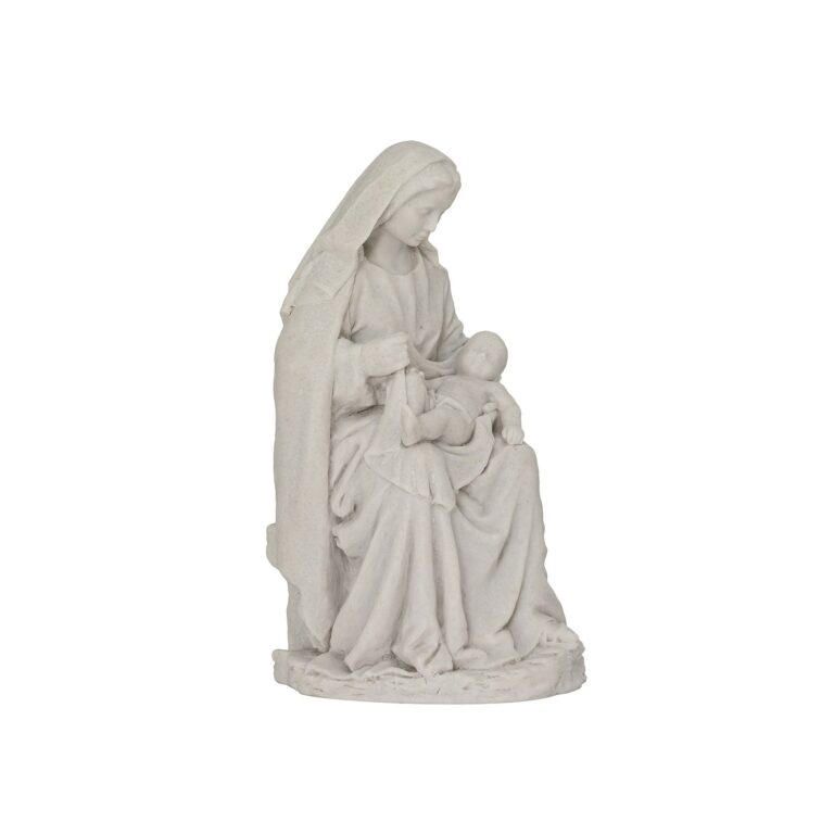 Virgen con Niño en el regazo acabado piedra