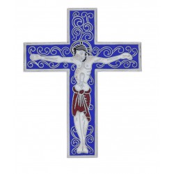 enamel crucifix