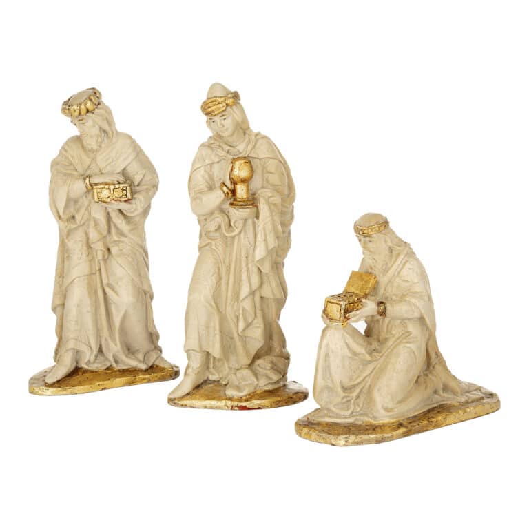 Three Wise Men adorers for Nativity Scene