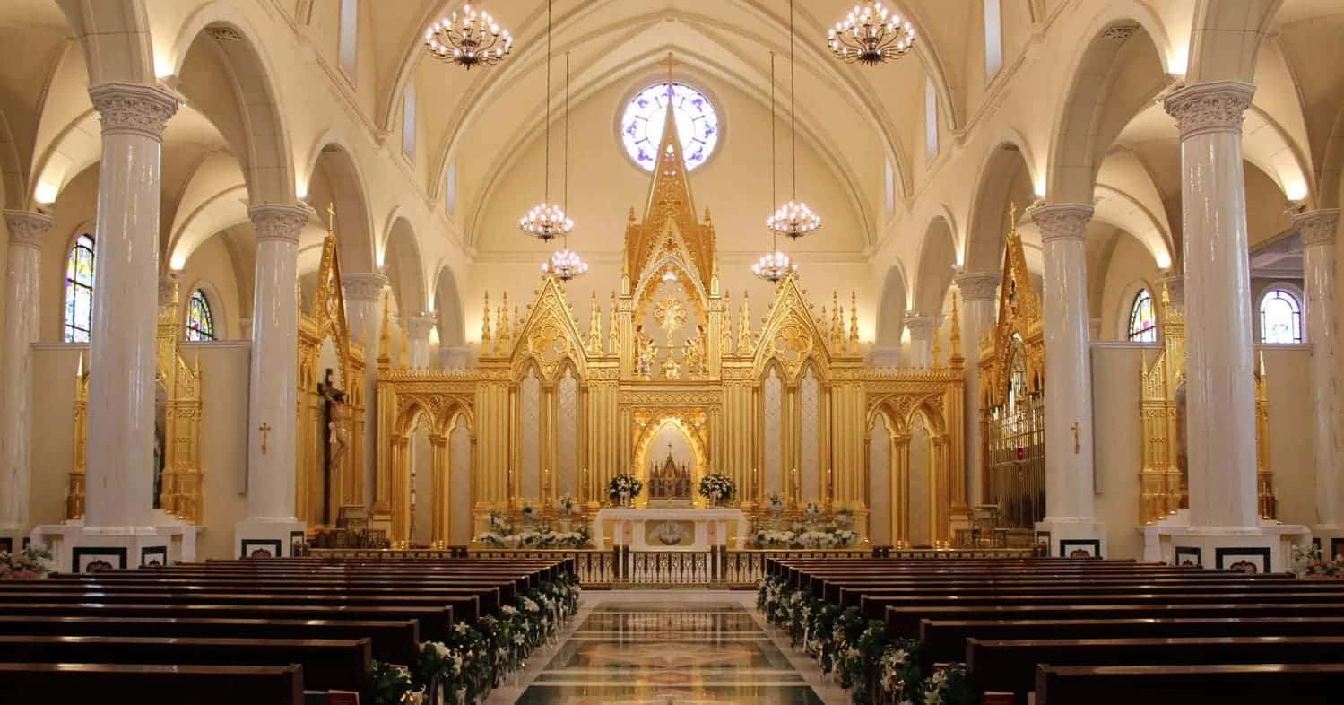 Altarpiece Shrine of the monst blessed Sacrament