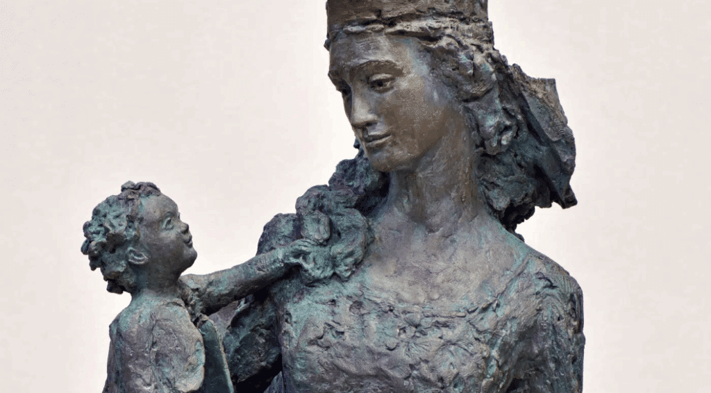 Virgen con Niño en Escocia