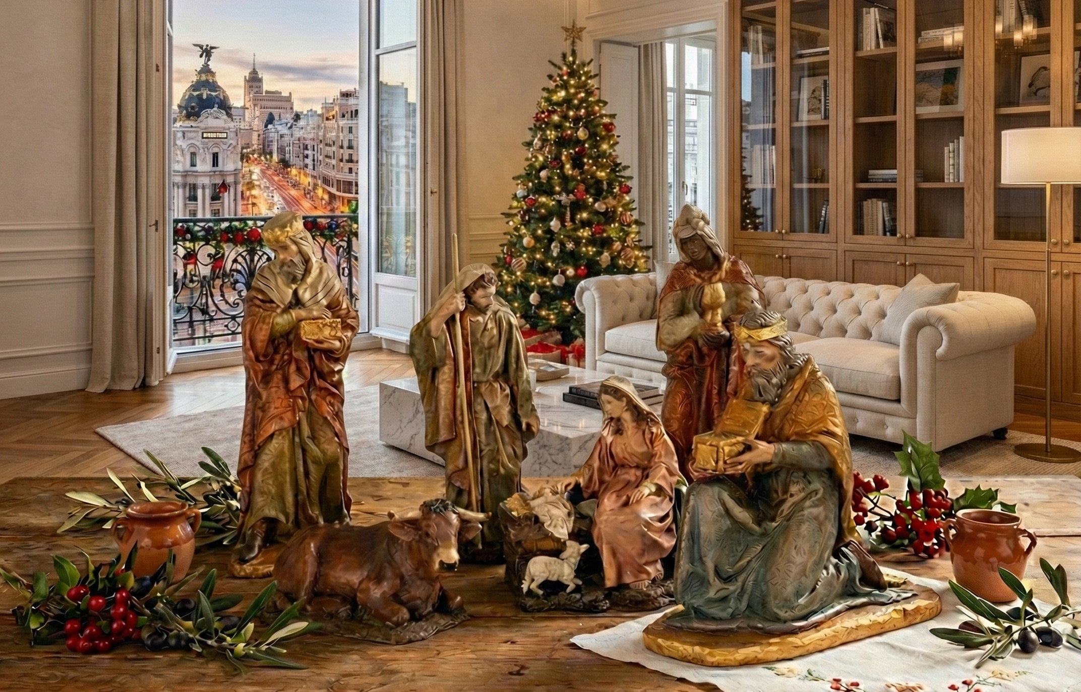 figuras de belen artesanales