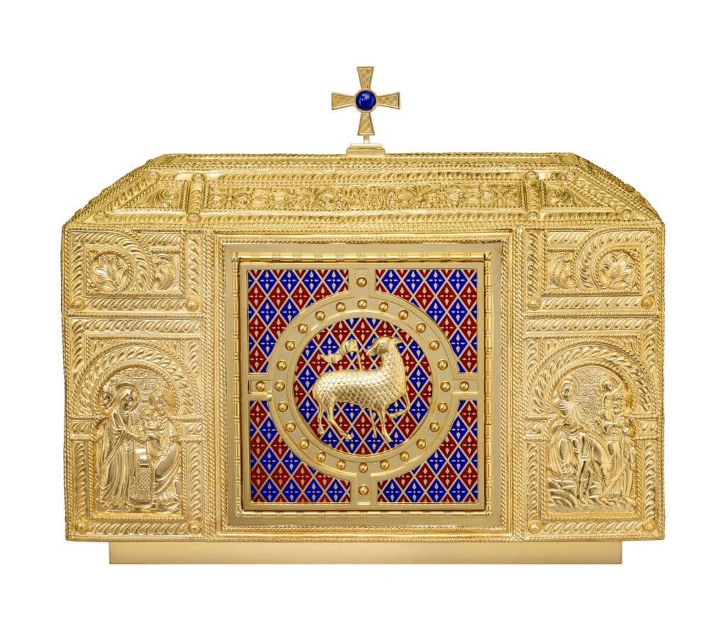 El diseño de las puertas del sagrario y su profundo simbolismo eucarístico 2 El victorioso Cordero Pascual