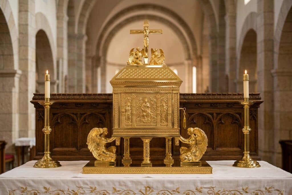 El diseño de las puertas del sagrario y su profundo simbolismo eucarístico 3 image