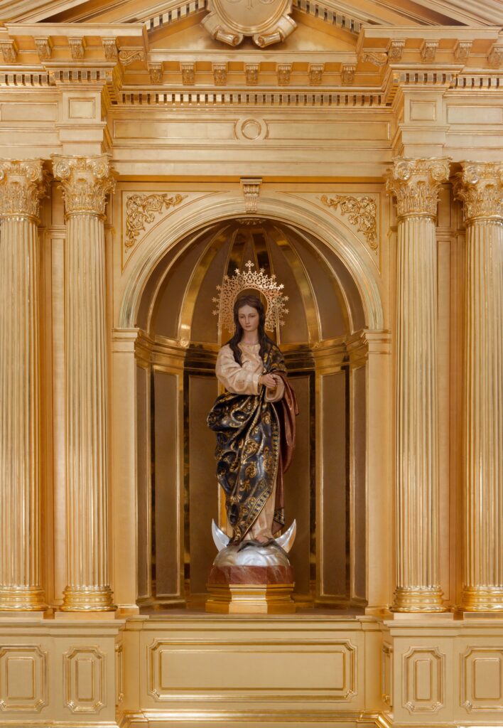 Estatuas religiosas talladas a mano para la devoción americana 4 image 3